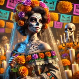 Catrina dia de los muertos